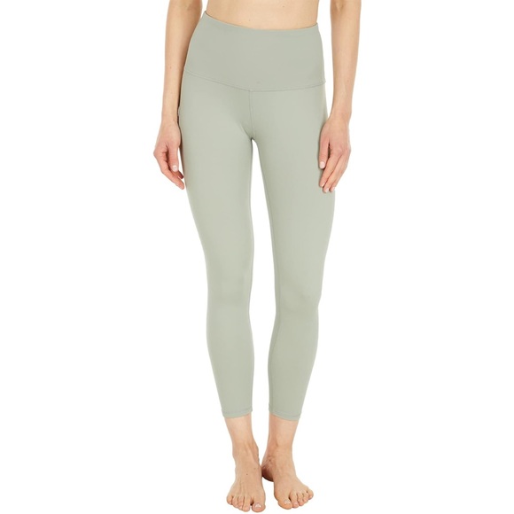 Varley Whitley High Rise Jersey Leggings in Sage Green Shadow Gray Size XL - Picture 3 of 16